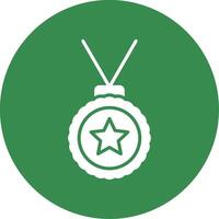 Medal Multi Color Circle Icon vector