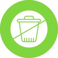 Zero Waste Multi Color Circle Icon vector