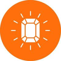Gem Multi Color Circle Icon vector