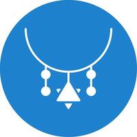 Necklace Multi Color Circle Icon vector