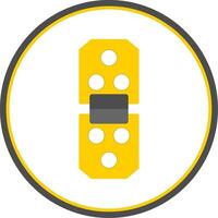 Hinge Flat Circle Icon vector