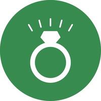 Diamond Ring Multi Color Circle Icon vector
