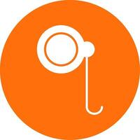 Monocle Multi Color Circle Icon vector
