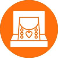 Necklace Multi Color Circle Icon vector