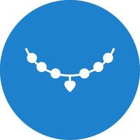 Necklace Multi Color Circle Icon vector