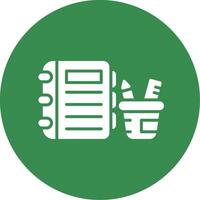 Learning Tools Multi Color Circle Icon vector