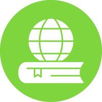 Global Education Multi Color Circle Icon vector