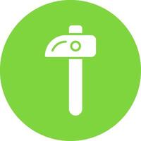 Hammer Multi Color Circle Icon vector