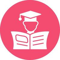 Student Multi Color Circle Icon vector