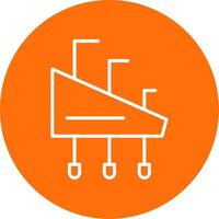 Allen Keys Multi Color Circle Icon vector