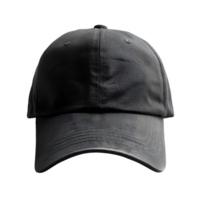 noir casquette sur isolé transparent Contexte png