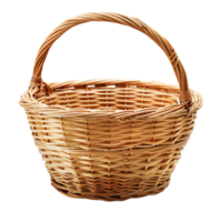 Empty Basket on isolated transparent background png