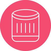 Oil Filter Multi Color Circle Icon vector