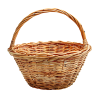 Empty Basket on isolated transparent background png