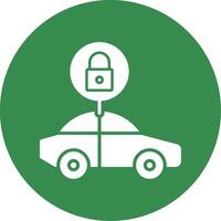 Secured Multi Color Circle Icon vector