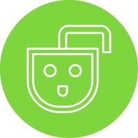 Wall Socket Multi Color Circle Icon vector