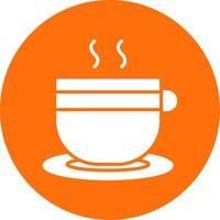 Teacup Multi Color Circle Icon vector