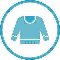 Jumper Flat Circle Icon vector