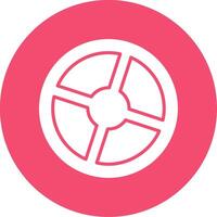Steering Multi Color Circle Icon vector