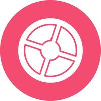 Steering Multi Color Circle Icon vector