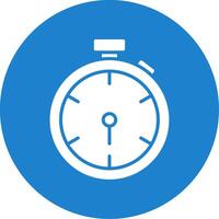 Stopwatch Multi Color Circle Icon vector