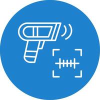 Scanning Multi Color Circle Icon vector