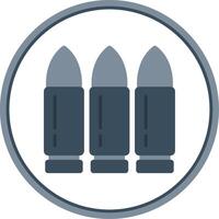 Bullet Flat Circle Icon vector