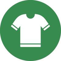 camisa multi color circulo icono vector