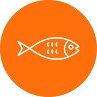 Salmon Multi Color Circle Icon vector