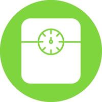 Weight Scale Multi Color Circle Icon vector