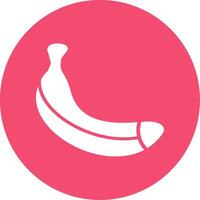 Banana Multi Color Circle Icon vector