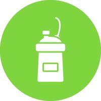 Protein Shake Multi Color Circle Icon vector