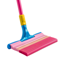 Squeegee mop on isolated transparent background png