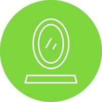 Mirror Multi Color Circle Icon vector