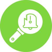 Fault Multi Color Circle Icon vector