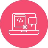 Demo Multi Color Circle Icon vector