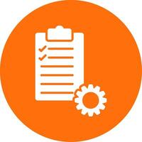 Project Management Multi Color Circle Icon vector