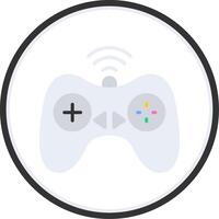 Controller Flat Circle Icon vector