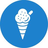 Icecream Multi Color Circle Icon vector