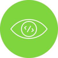 Vision Multi Color Circle Icon vector