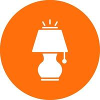 Lamp Multi Color Circle Icon vector