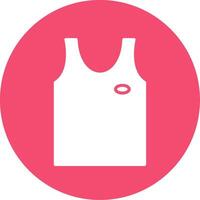 Tank Top Multi Color Circle Icon vector