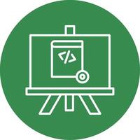 Demo Multi Color Circle Icon vector