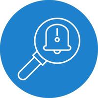 Fault Multi Color Circle Icon vector