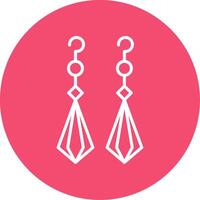 Earrings Multi Color Circle Icon vector