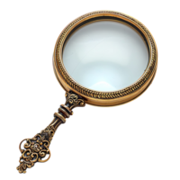 Magnifier on isolated transparent background png