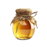 dulce miel tarro en aislado transparente antecedentes png