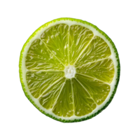 Green Lime on isolated transparent background png