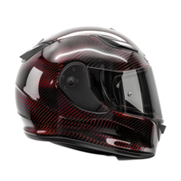 motorbike helmet on isolated transparent background png