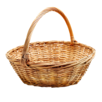 Empty Basket on isolated transparent background png